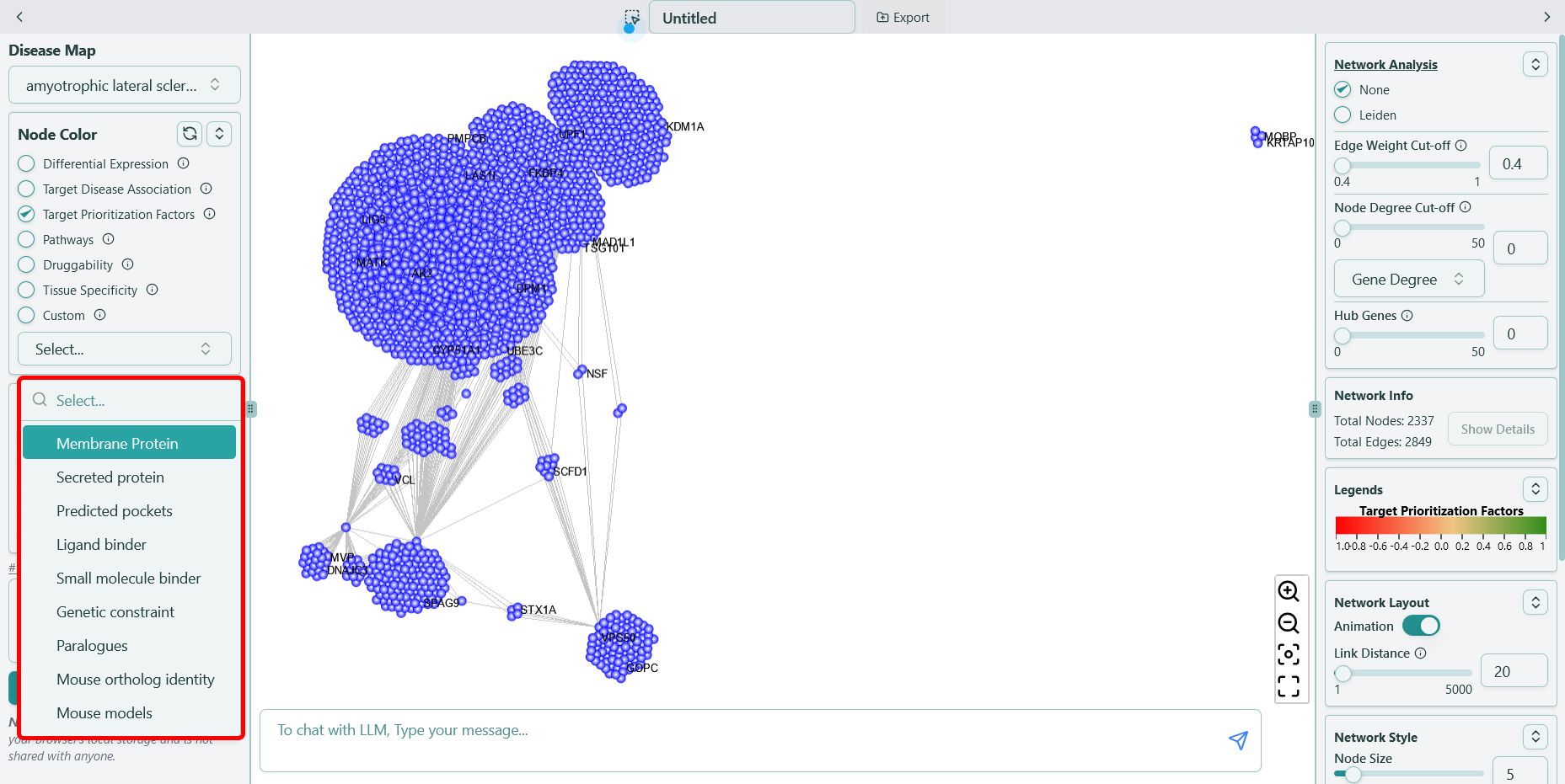 Target prioritization factors data naming convention